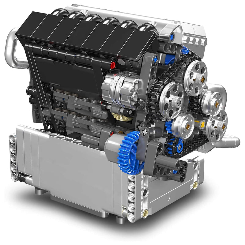 Motorised Inline 6 Bavarian Engine 743Pcs