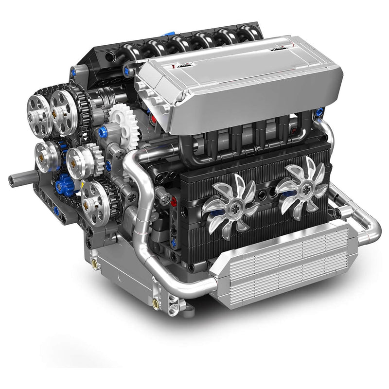 Motorised Inline 6 Bavarian Engine 743Pcs