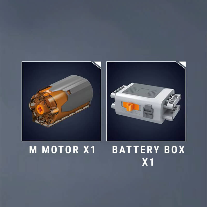 Motorised Inline 6 Bavarian Engine 743Pcs