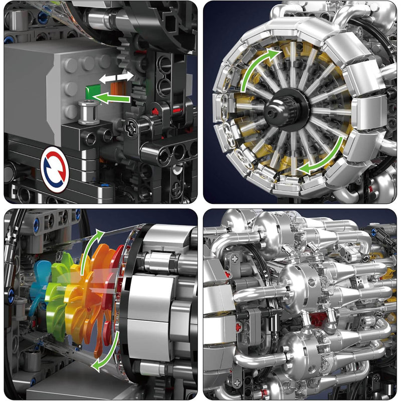 Motorised Turbofan Engine 1213PCS